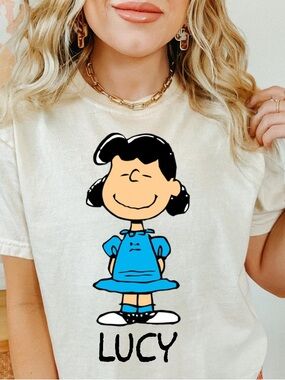 Lucy Peanuts Character Custom Tee